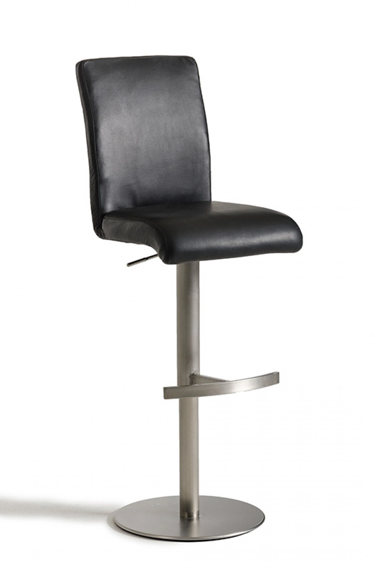 T-1206 Modern Black Eco-leather Bar Stool
