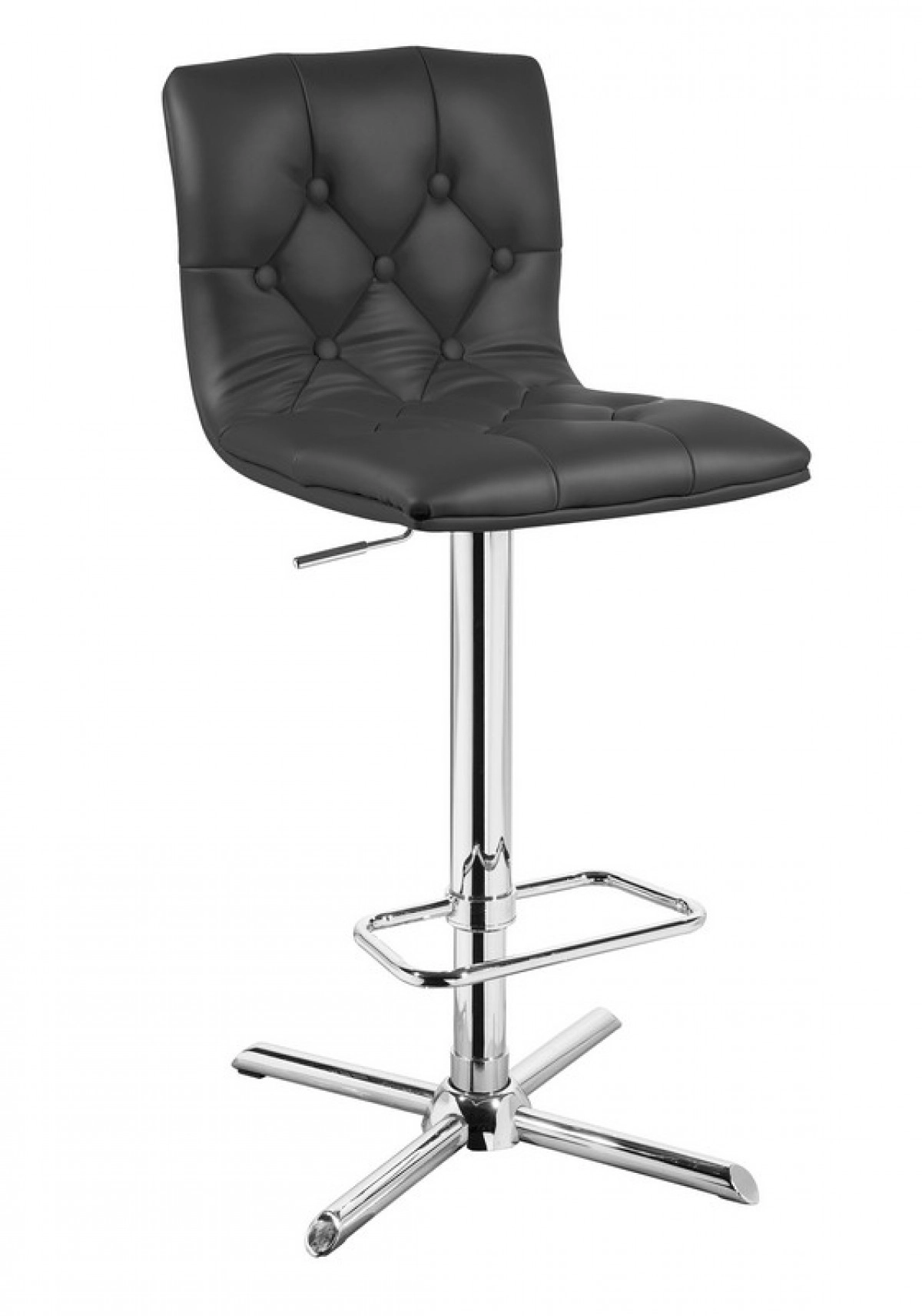 Mila Modern Black Bar Stool