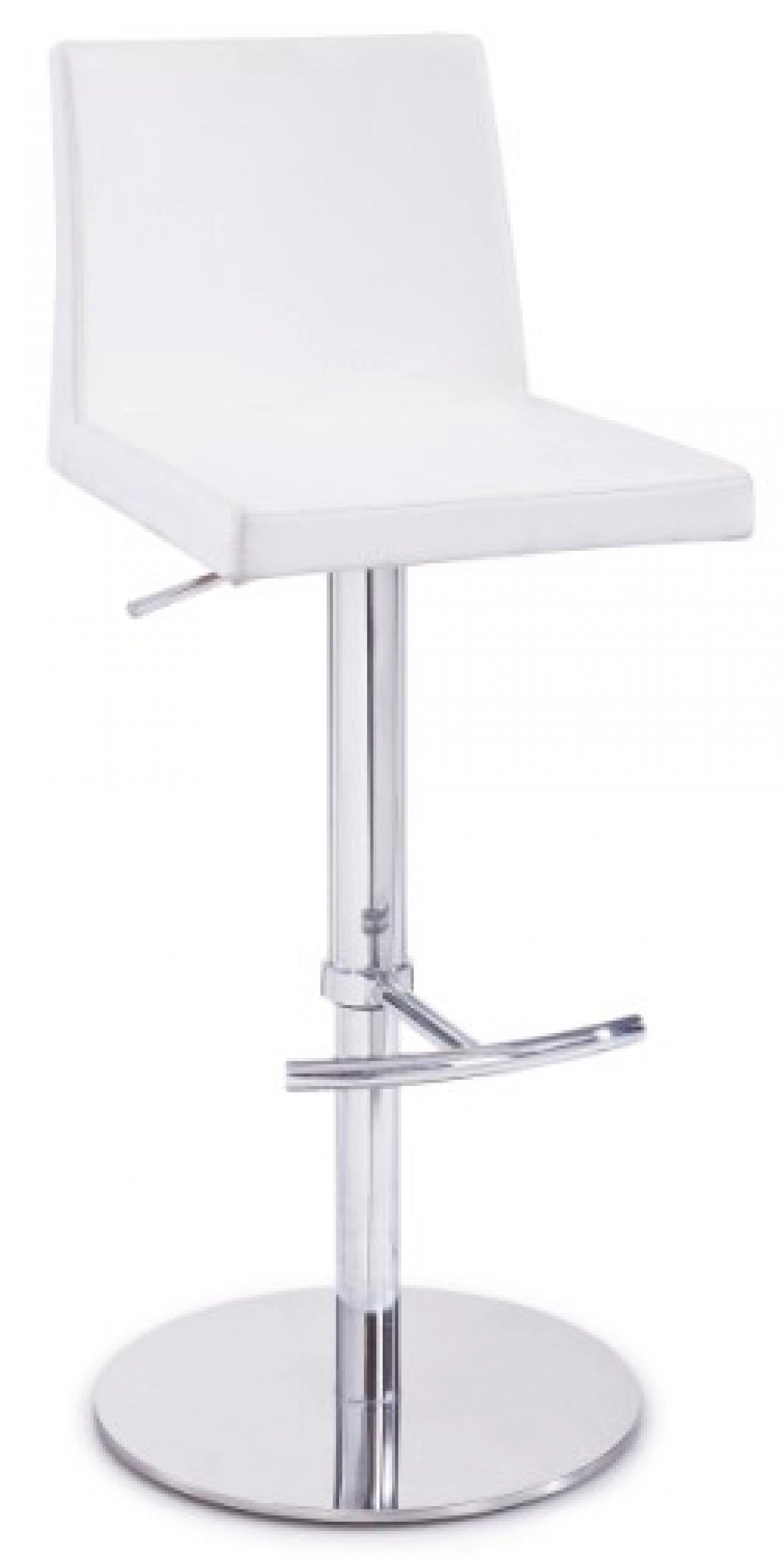 Salton Modern White Bar Stool
