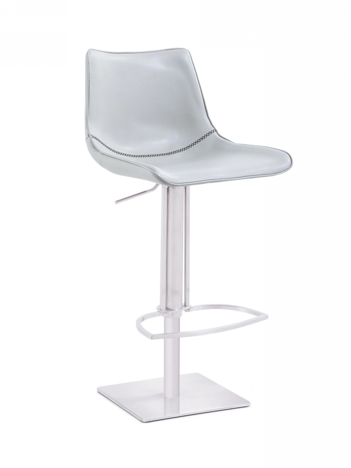 Manning - Modern White Bar Stool