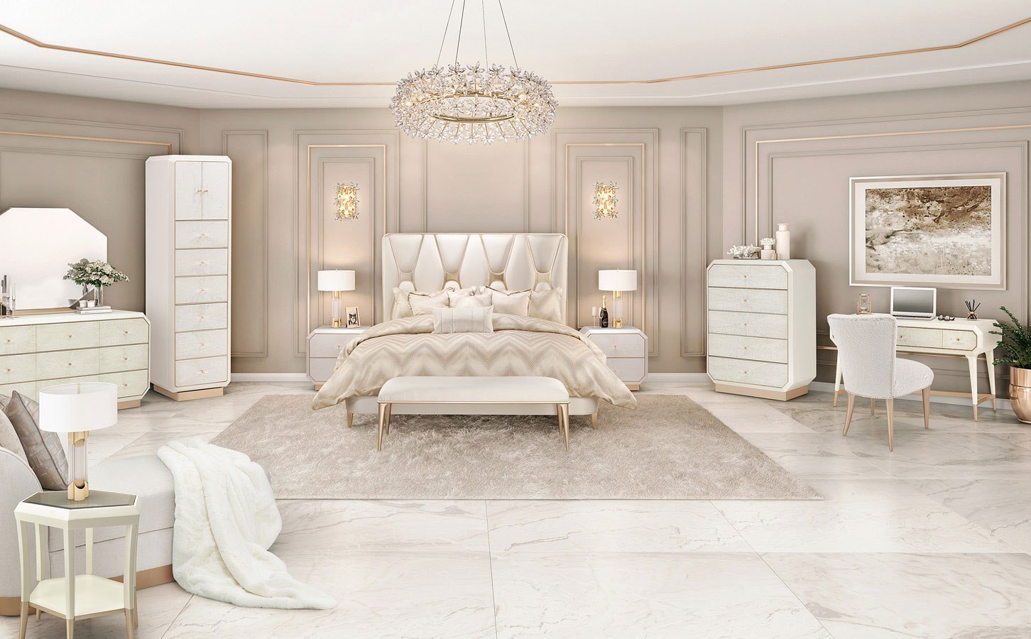 Rachelle King Bed