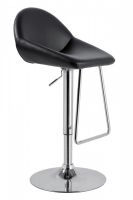 Mel - Contemporary Black Eco-leather Bar Stool