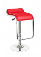 Mick - Contemporary Red Bar Stool