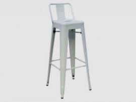 Dink - Modern White Metal Counter Stool (set Of 2)