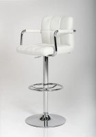 Lana White Eco-leather Contemporary Barstool