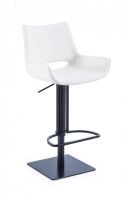 Niles - Modern White Bar Stool