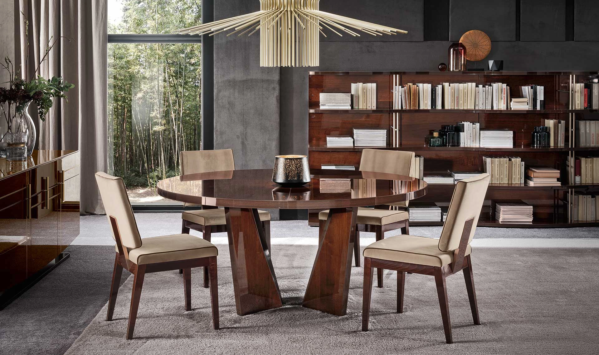 Hopkin - Modern Cognac Eco-leather Bar Stool