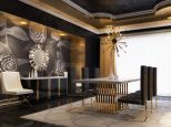 London Modern Marble Rosegold Table