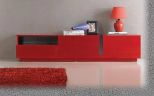 Tv027 Modern Red Tv Stand
