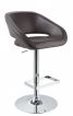 Joel - Contemporary Brown Eco-leather Bar Stool