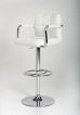 Lana White Eco-leather Contemporary Barstool
