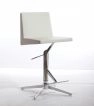 Arrakis Modern White Leatherette Bar Stool