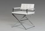 Coppola Modern White Leatherette Bar Stool