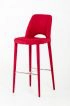 Williamette Modern Red Fabric Bar Stool