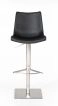 Aaron - Modern Black Eco-leather Bar Stool