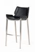 Dave - Modern Black Eco-leather Bar Stool (set Of 2)