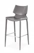 Hayes Modern Grey Eco-leather Bar Stool (set Of 2)
